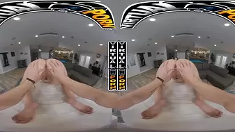 VIRTUAL PORN - Stretching Gia OhMy’s Glutes From Your POV