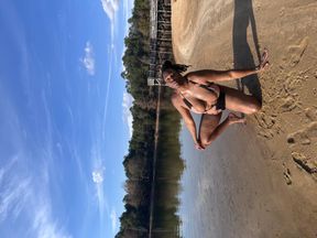 MATURE EBONY GIANTESS EATS AND SITS ON HER SUB