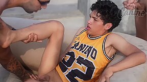 Samuel Hodecker In Interracial Latino Gangbang Fuck A Twink Hardcore