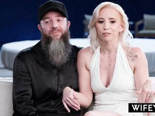 WIFEY Tight Golden-haired Hotwife Norah Nova Gets Filled Up By Biggest BBC In Front Of Hubby