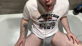 i pee on my friend s mouth while his step-parents are at home