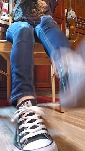Get Down and Clean My Converse