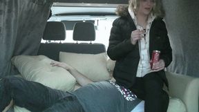 Face Sitting Chest Sitting & Trampling In The Camper