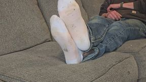 Worship my mans sweaty womens socks