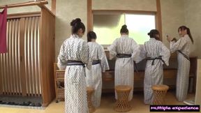 Fresh Gravure Models Captured Together Miracle Five Way Group Shoot