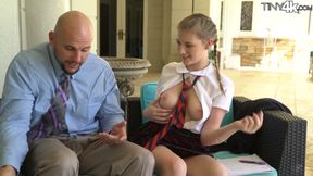 Slutty Spinner Goes Crazy For 10+ Inches During Study Session