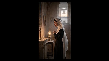 HOLY WEEK SPECIAL-ALTAIN GIRL SPIES ON THE Slutty NUNS OF THE CONVENT- PORN IN SPANISH- AI PORN- NUNS FETISH