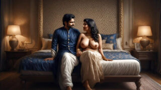 Heiße Braut leckt ihm den Arsch und wird dann hart gefickt.