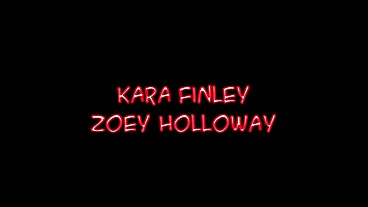 Zoey Holloway Threesome with Babysitter Kara Finley
