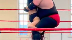 Man dominates petite woman with Piledrivers