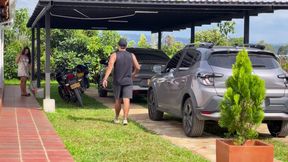 After Jogging I Fuck Beautiful Girl While They Are Alone at Their Stepfather's House, Huge Discharge in Their Ass