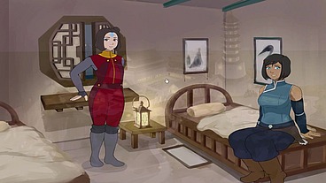 Four Elements Trainer Book 4 Love EP 64 No VoiceOver - Ikki fucking and Double woman Sex