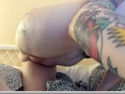 spivi anal fuck and play with puffy pussy