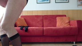 sexy in der ferienwohnung 2019 - 1 ** nylon striptease **