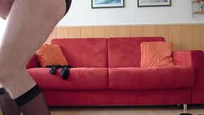 sexy in der ferienwohnung 2019 - 1 ** nylon striptease **