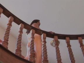 Caught in Bed - Busty Brunette Gets Fucked Hard by Muscular Guy