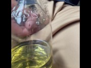 PET bottle pee
