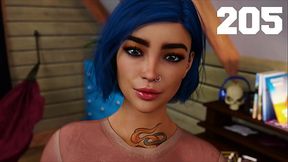 Being A DIK #205 - Talking To The Busty Pierced Blue Hair Grunge Girl About Our Feelings