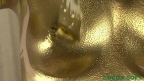 Gold paint 005