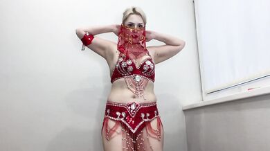 Blonde Pawg Hot Belly Oriental Dance
