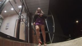 Outdoors Mature CD Going up and Down Stairs Solo Video