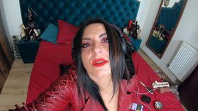 red leather seduction – dance, fetish play & futa toy tease 322