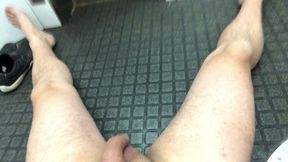 Rolling in the dirt on the toilet