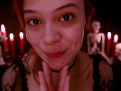 Petite amateur redheaded teen pisses and sucks cock