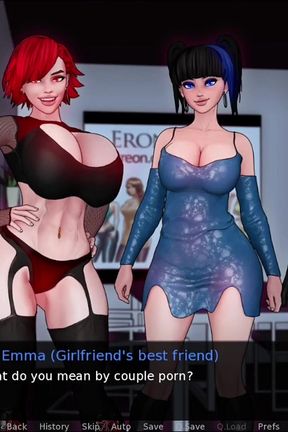 Confined with Goddesses Cap 37 Orgy with the 4 Girls of the House at the End of This Story