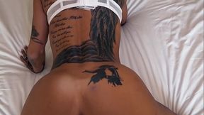 Blonde German milf sucks cock and takes doggystyle pounding