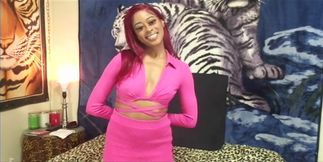 18YO SEXY SLIM FIRST TIMER EBONY GETS FUCKED