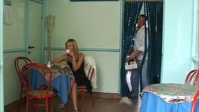 A Blowjob at the Bar and an Ass Fuck at Home