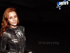 Cosplay onanism with a ginormous chisel creampie in a deprived house, taking jism in her pinkish vagina - the greatest XXX porn!