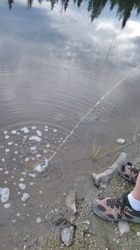 Pee at the lake   Clip 1