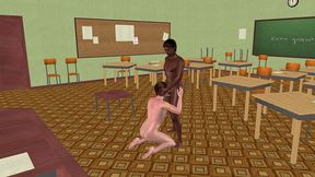 animated 3d gay porn - a white man sucking black man s dick