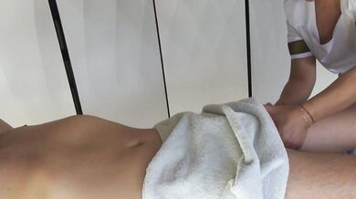 Thai oil massage happy ending handjob cumplay