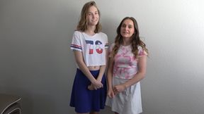Strip game lost bet leads to double fucking threesomes