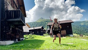 Badminton against the wind SFW
