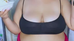 DESSERT + TIGHT CLOTHING + MEASUREMENTS + WEIGHING