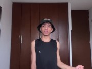 22-YEAR-OLD YOUNG MAN DANCING LATIN REGGAETON