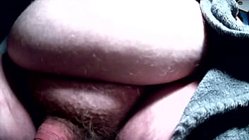 Fat man cums many times