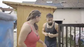 Hungry Man Gets Showered and Has to Fuck for Food