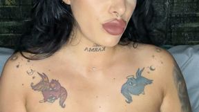 Licking nipples