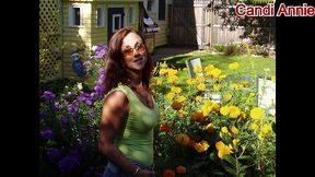 candi annie photo shoot series - fucking the gardener