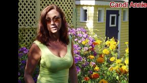 candi annie photo shoot series - fucking the gardener