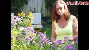candi annie photo shoot series - fucking the gardener