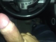 Masturbandome en el coche