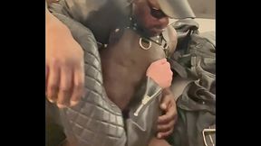 Interracial BDSM Whipping Titplay &amp_ Wank Session