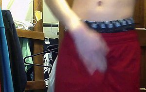 Gay Boy Sagging and Cum