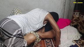 Indian desi village bhabi romance with debar bed room